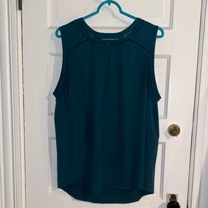 41 Hawthorn Dark Teal Sleeveless Blouse